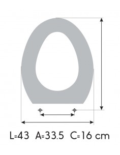 Tapa WC IDEAL STANDARD ASPIRAMBO Caída Amortiguada Fabricada A Medida BLANCO 2