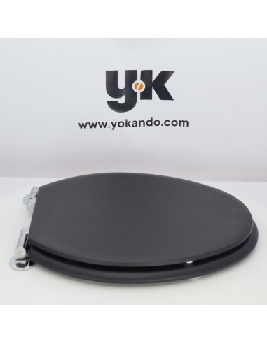 Tapa WC IDEAL STANDARD ASPIRAMBO Caída Amortiguada Fabricada A Medida NEGRO MATE