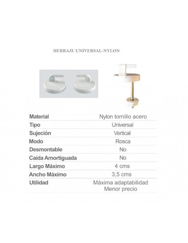 ABATTANT WC ROCA VICTORIA COMPATIBLE EN DUROPLAST-NYLON