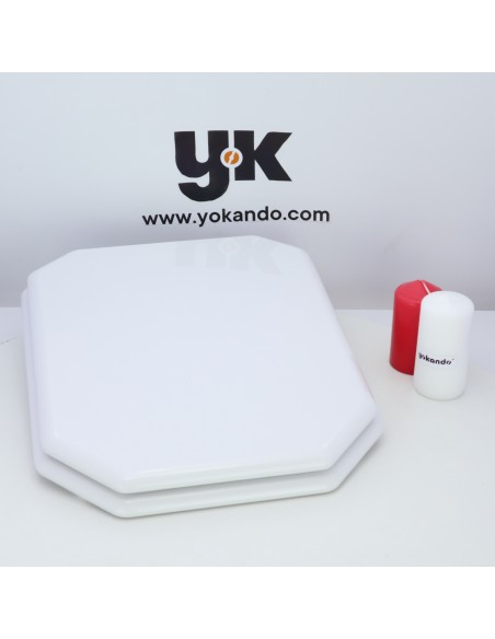 Tapa WC DURAVIT 1930 OCTOGONAL Caída Amortiguada Fabricada A Medida BLANCO Tapa WC DURAVIT 1930 OCTOGONAL Caída Amortiguada Fabricada A Medida BLANCO