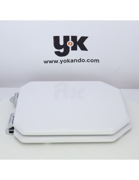 Tapa WC DURAVIT 1930 OCTOGONAL Caída Amortiguada Fabricada A Medida BLANCO Tapa WC DURAVIT 1930 OCTOGONAL Caída Amortiguada Fabricada A Medida BLANCO