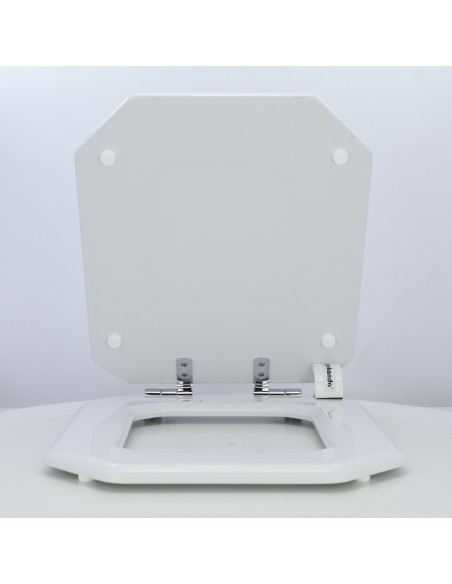 Tapa WC DURAVIT 1930 OCTOGONAL Caída Amortiguada Fabricada A Medida BLANCO Tapa WC DURAVIT 1930 OCTOGONAL Caída Amortiguada Fabricada A Medida BLANCO