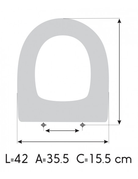 JACOB DELAFON ODEON UP SUSPENDED Toilet Seat Made to Measure