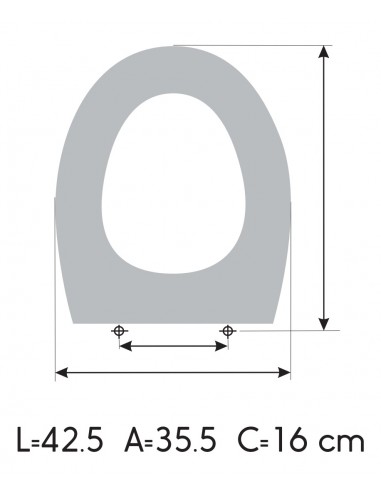 GALA NILA Soft Close Toilet Seat ETOOS