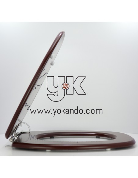 Tapa WC JACOB DELAFON FESTA Fabricada A Medida CHOCOLATE