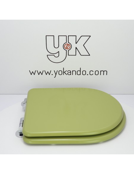 Tapa WC BELLAVISTA STYLO Caída Amortiguada Fabricada A Medida VERDE MUSGO Tapa WC BELLAVISTA STYLO Caída Amortiguada Fabricada A Medida VERDE MUSGO