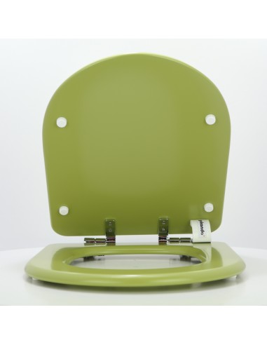 Tapa WC BELLAVISTA STYLO Caída Amortiguada Fabricada A Medida VERDE MUSGO