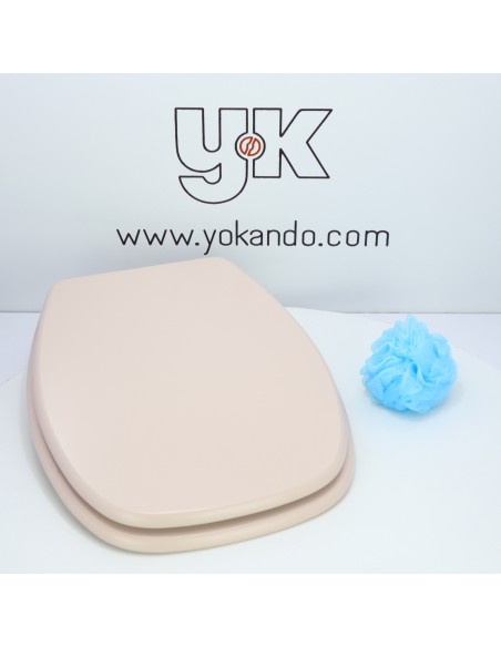 Tapa WC PORSAN NOA Caída Amortiguada Fabricada A Medida BEIGE