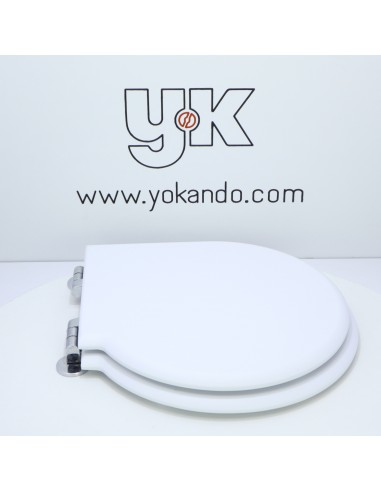 Tapa WC VALADARES ASSIMETRICA Caída Amortiguada Fabricada A Medida BLANCO MATE