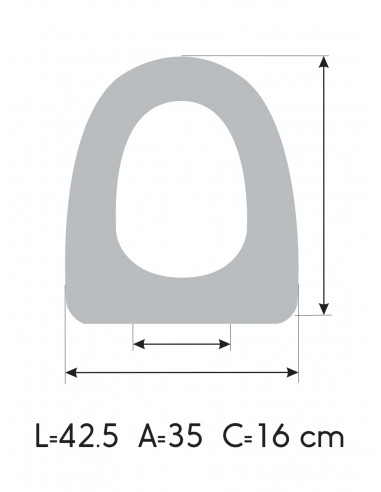 GALA STREET Soft Close Toilet Seat Made to Measure