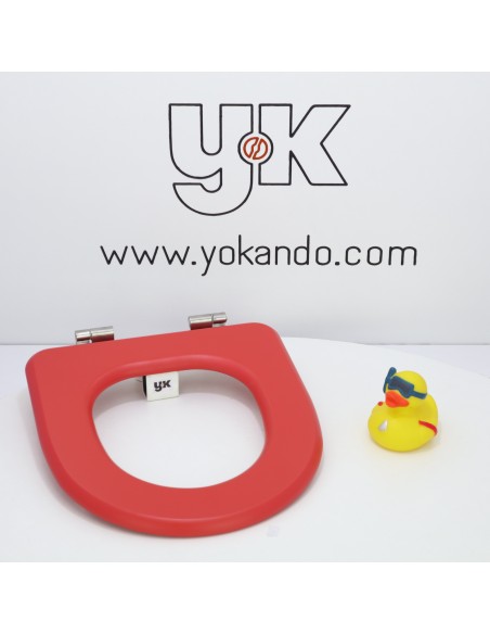 Tapa WC VALADARES Infantil Modelo JUNIOR-VALADARES Solo Aro Fabricada A Medida ROJO