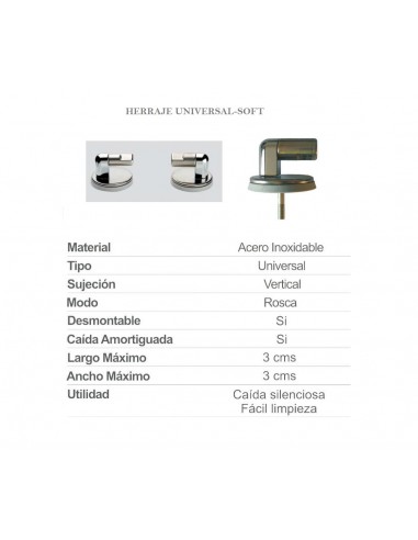 Tapa WC Universal DUROPLAST Modelo KAI