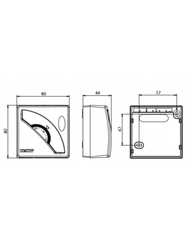 Termostato Ambiente TA3 Climatización