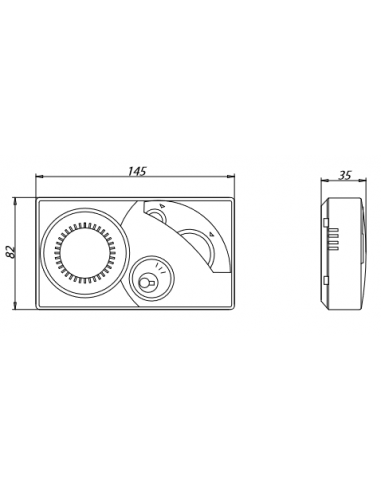 Cronotermostato diaro de pared CHRONOMIX-S