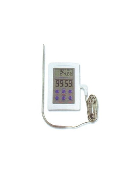 Termómetro Digital De Contacto Con Sonda y Alarma -50°C / +300°C
