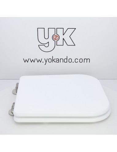 Sedile Copriwater NOKEN PORCELANOSA TEBAS 3 (VERSIONE 3 - QUADRATO) Chisura Morbida Su Misura