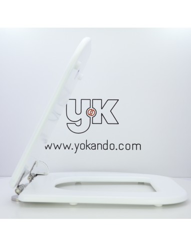 Tampa Sanita NOKEN PORCELANOSA TEBAS 3 (VERSION 3 - QUADRADO) Queda Amortecida Feito Para Medir