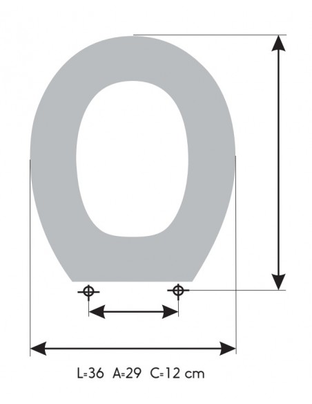 Assento de WC para crianças SANGRÁ - MODELO PORSAN (TAMPA + ARO) feito para medir