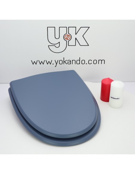 Tapa WC SELLES ANTIBES Caída Amortiguada Fabricada A Medida AZUL CREPUSCULO