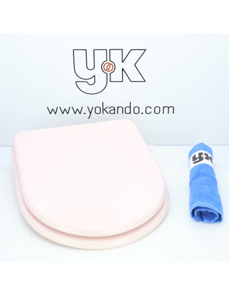 Tapa WC ROCA ATLANTA Caída Amortiguada Fabricada A Medida ROSA ILUSION