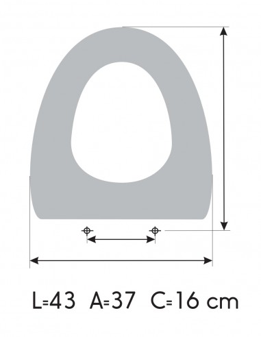 Soft Close toilet seat BELLAVISTA LARA ETOOS