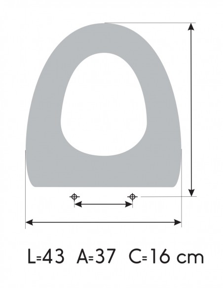Soft Close toilet seat BELLAVISTA LARA ETOOS