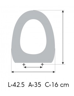 Soft Close toilet seat BELLAVISTA SEVILLA ETOOS 2