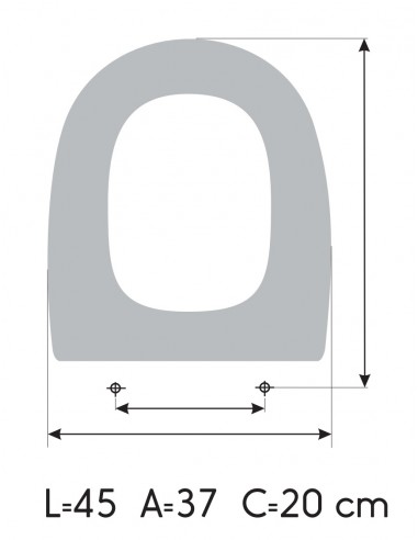 BELLAVISTA TARSIS Soft Close Toilet Seat Made to Measure