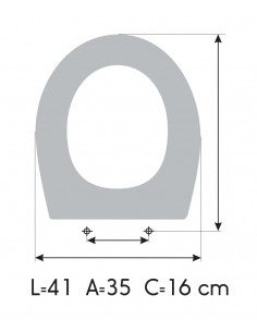 JACOB DELAFON ATILA Soft Close Toilet Seat Made to Measure 2