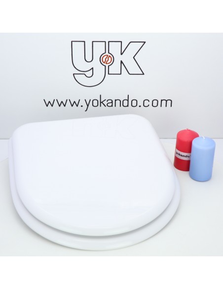 Tapa WC JACOB DELAFON IRIS Caída Amortiguada Fabricada A Medida BLANCO