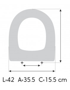 JACOB DELAFON ODEON UP Soft Close Toilet Seat Made to Measure 2