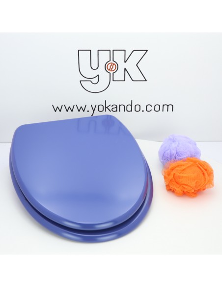 Tapa WC JACOB DELAFON OLA Caída Amortiguada Fabricada A Medida AZUL ELÉCTRICO