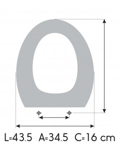 Tapa WC JACOB DELAFON VENUS Caída Amortiguada Fabricada A Medida BLANCO 2
