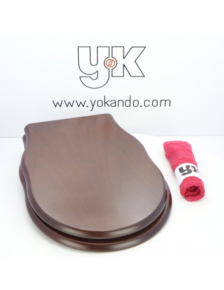 Tapa WC ALTHEA ROYAL Caída Amortiguada Fabricada A Medida NOGAL OSCURO