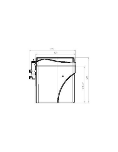 Domestic water softener PALLAS NES 3,3 liters