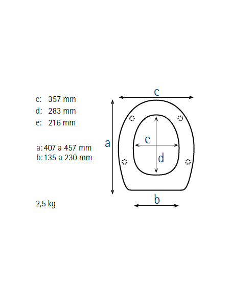 Abattant SELLES ROYAN (entraxe 15,5-16 cm.) Fait Sur Mesure