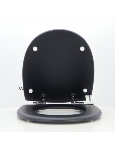 Tapa WC SELLES ANTIBES Caída Amortiguada Fabricada A Medida NEGRO MATE