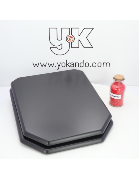 Tapa WC DURAVIT 1930 REDONDO Caída Amortiguada Fabricada A Medida WENGUE