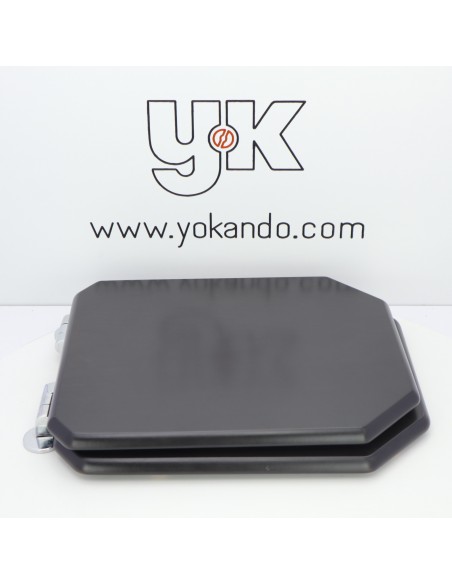 Tapa WC DURAVIT 1930 REDONDO Caída Amortiguada Fabricada A Medida WENGUE