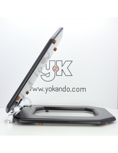 Tapa WC DURAVIT 1930 REDONDO Caída Amortiguada Fabricada A Medida WENGUE