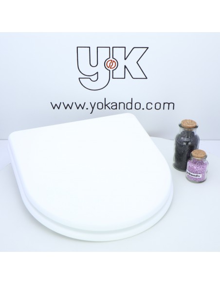 Tapa WC NOKEN PORCELANOSA WALL Caída Amortiguada Fabricada A Medida BLANCO