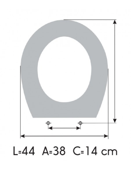 Toilet Seat PORSAN MODELO ALCORA