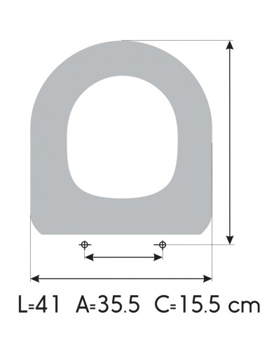 Toilet Seat UNISAN CITY made to measure