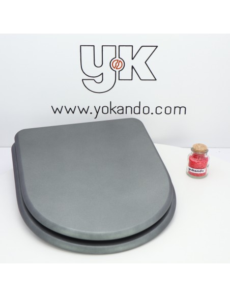 Tapa WC BELLAVISTA STYLO Caída Amortiguada Fabricada A Medida GRAFITO Tapa WC BELLAVISTA STYLO Caída Amortiguada Fabricada A Medida GRAFITO