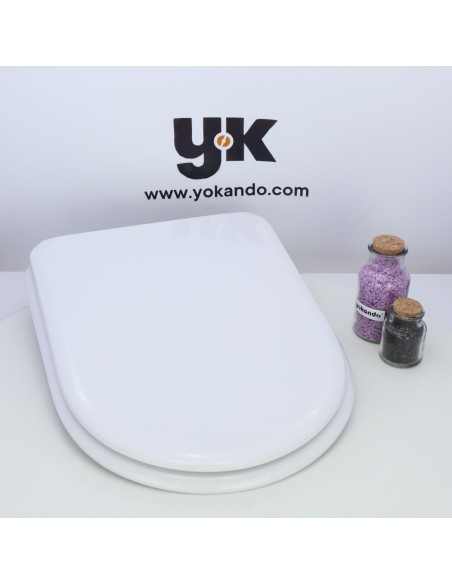 Tapa WC UNISAN ALFA PLUS Caída Amortiguada Fabricada A Medida BLANCO