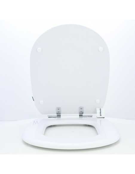 Tapa WC SELLES JOAN SUSPENDIDO Caída Amortiguada Fabricada A Medida BLANCO