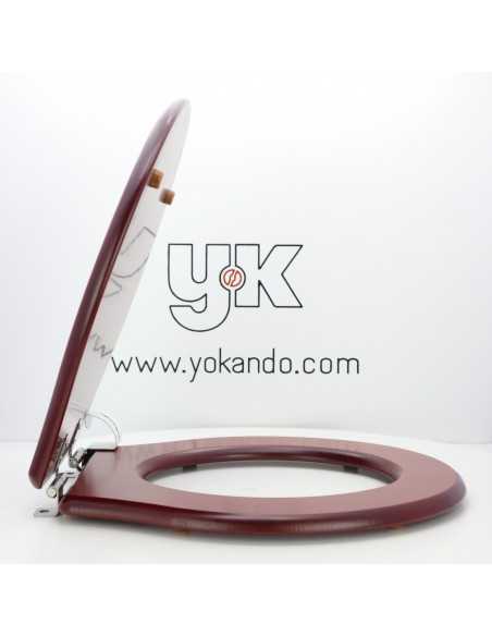 Tapa WC VALADARES NEOCLASICA Fabricada A Medida CAOBA