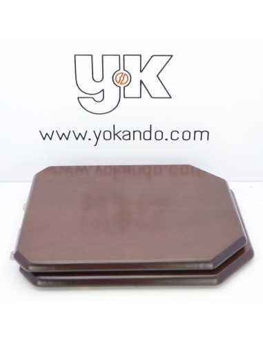 Tapa WC DURAVIT 1930 OCTOGONAL Fabricada A Medida NOGAL OSCURO