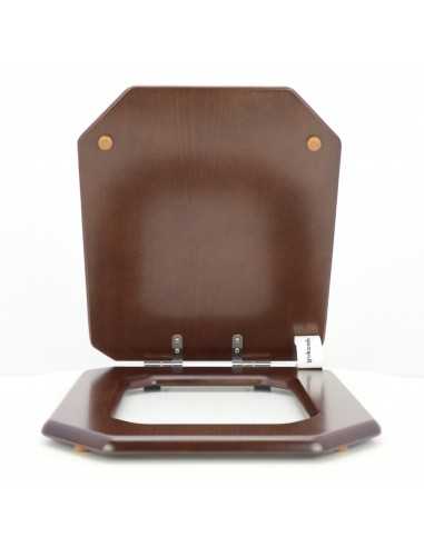Tapa WC DURAVIT 1930 OCTOGONAL Fabricada A Medida NOGAL OSCURO
