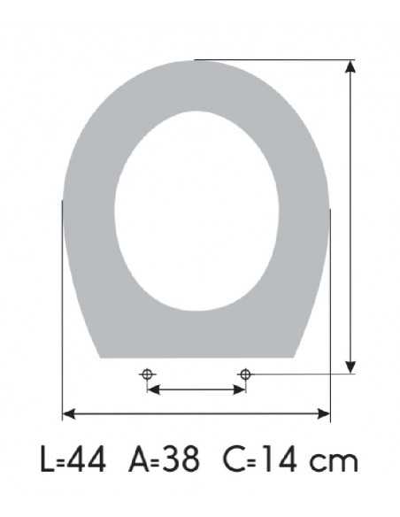 SANGRÁ ALCORA Soft Close Toilet Seat ETOOS